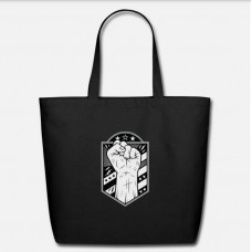 Fighting Fist Black Eco-Friendly Tote Bag